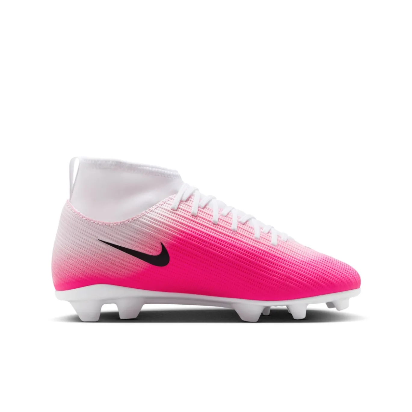 Nike Mercurial Superfly 11 Club Gras / Kunstgras Voetbalschoenen (MG) Kids Felroze Wit Zwart