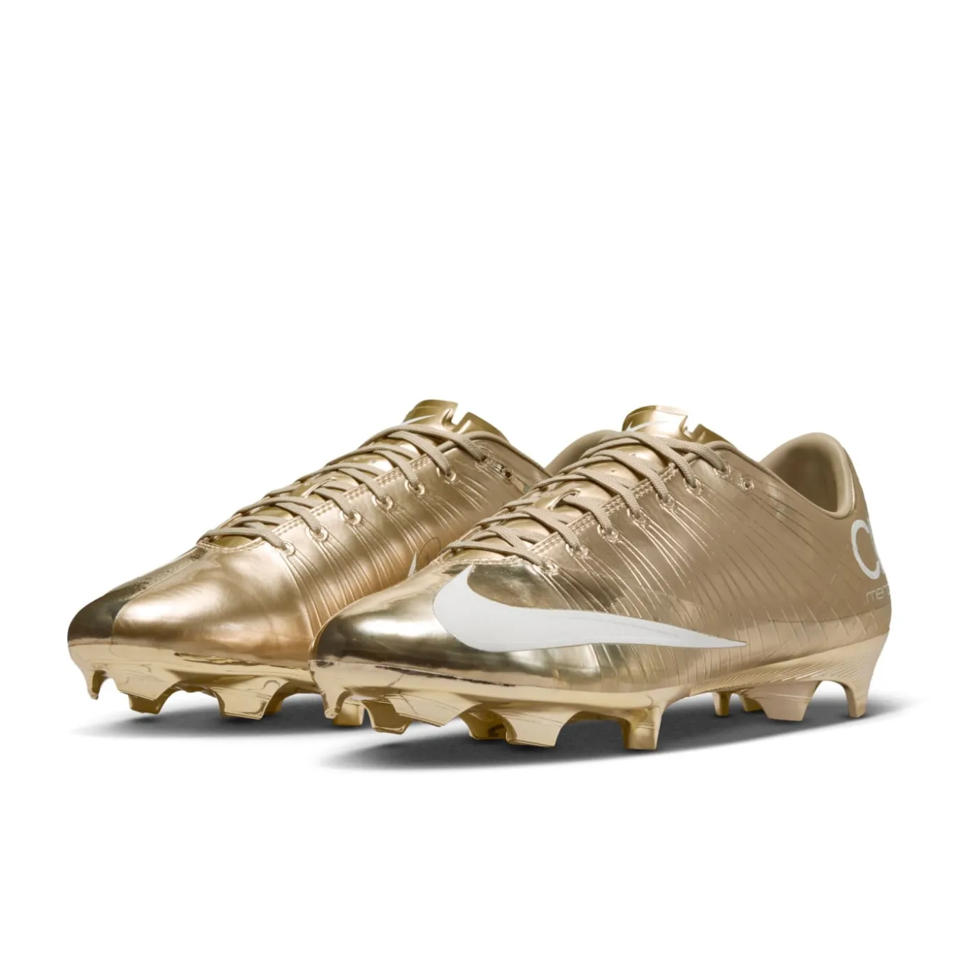 Nike Mercurial Superfly CR7 RGN Gras Voetbalschoenen (FG) Goud Wit