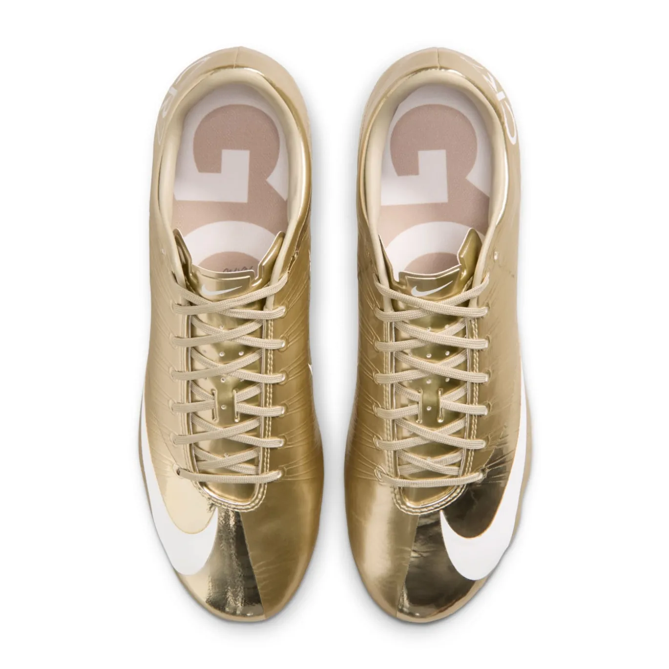 Nike Mercurial Superfly CR7 RGN Gras Voetbalschoenen (FG) Goud Wit