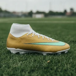 Nike Mercurial Superfly 11 MbappƩ Academy Gras / Kunstgras Voetbalschoenen (MG) Goud Groen Wit