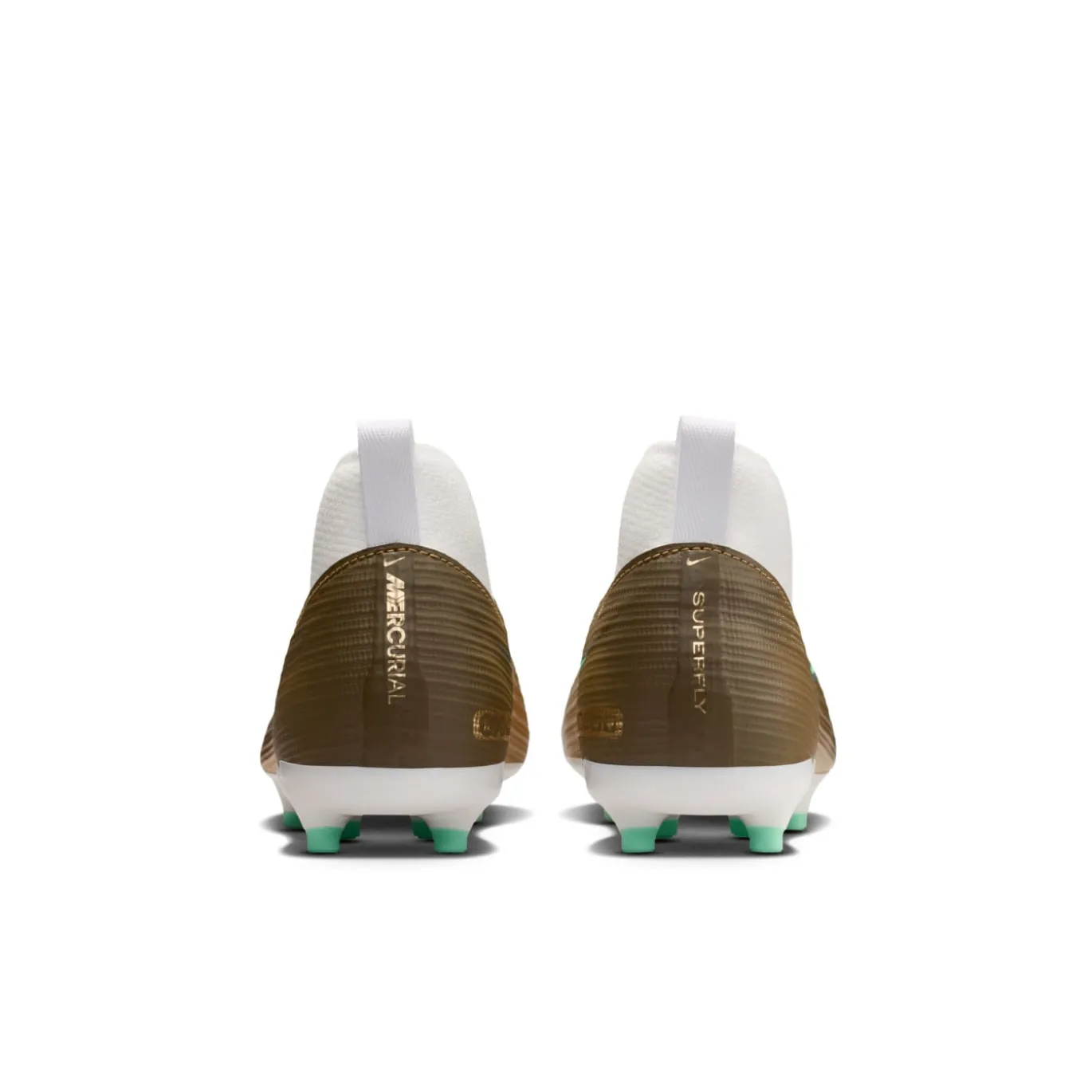 Nike Mercurial Superfly 11 Mbappé Academy Gras / Kunstgras Voetbalschoenen (MG) Kids Goud Groen Wit