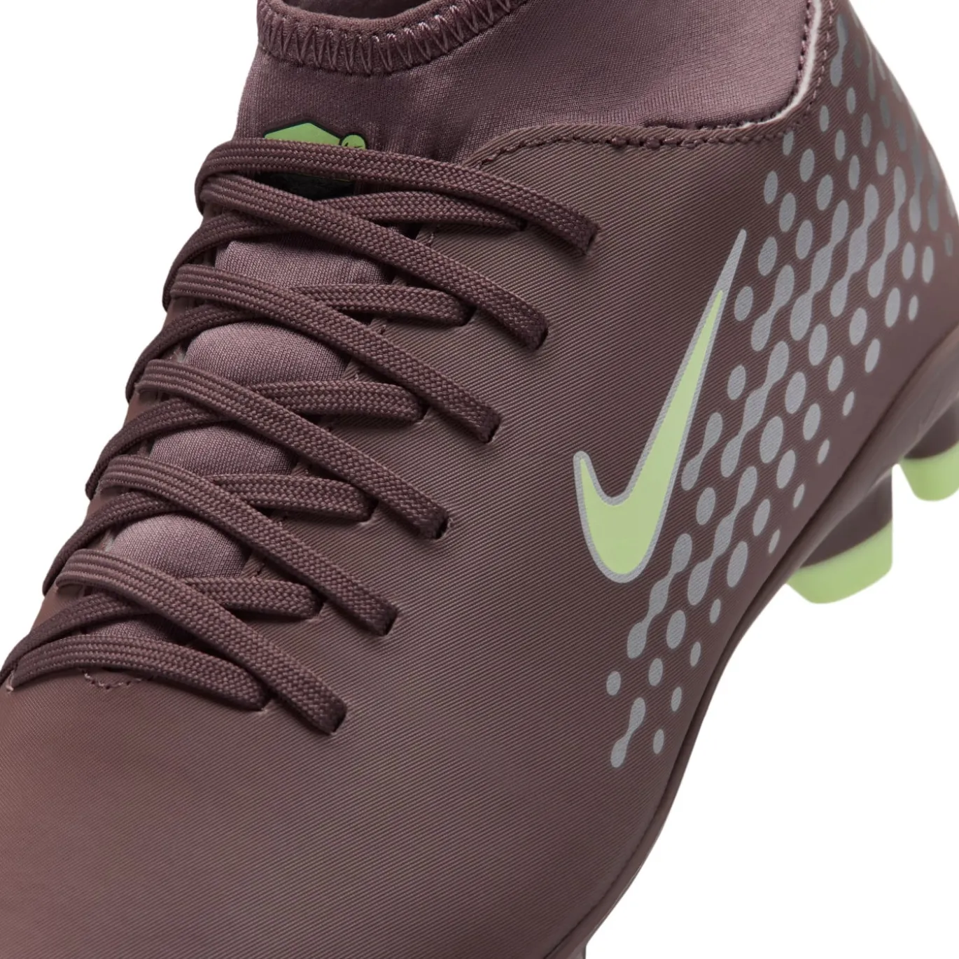 Nike Mercurial Superfly 10 Mbappé Club Gras / Kunstgras Voetbalschoenen (MG) Kids Bruin Neongeel Zilver