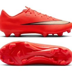 Nike Mercurial Vapor 17 Academy Gras / Kunstgras Voetbalschoenen (MG) Felrood Zwart Goud