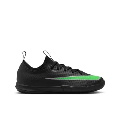 Nike Mercurial Vapor 17 Academy Zaalvoetbalschoenen (IN) Kids Zwart Felgroen Zilvergrijs