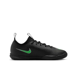 Nike Mercurial Vapor 17 Academy Zaalvoetbalschoenen (IN) Kids Zwart Felgroen Zilvergrijs