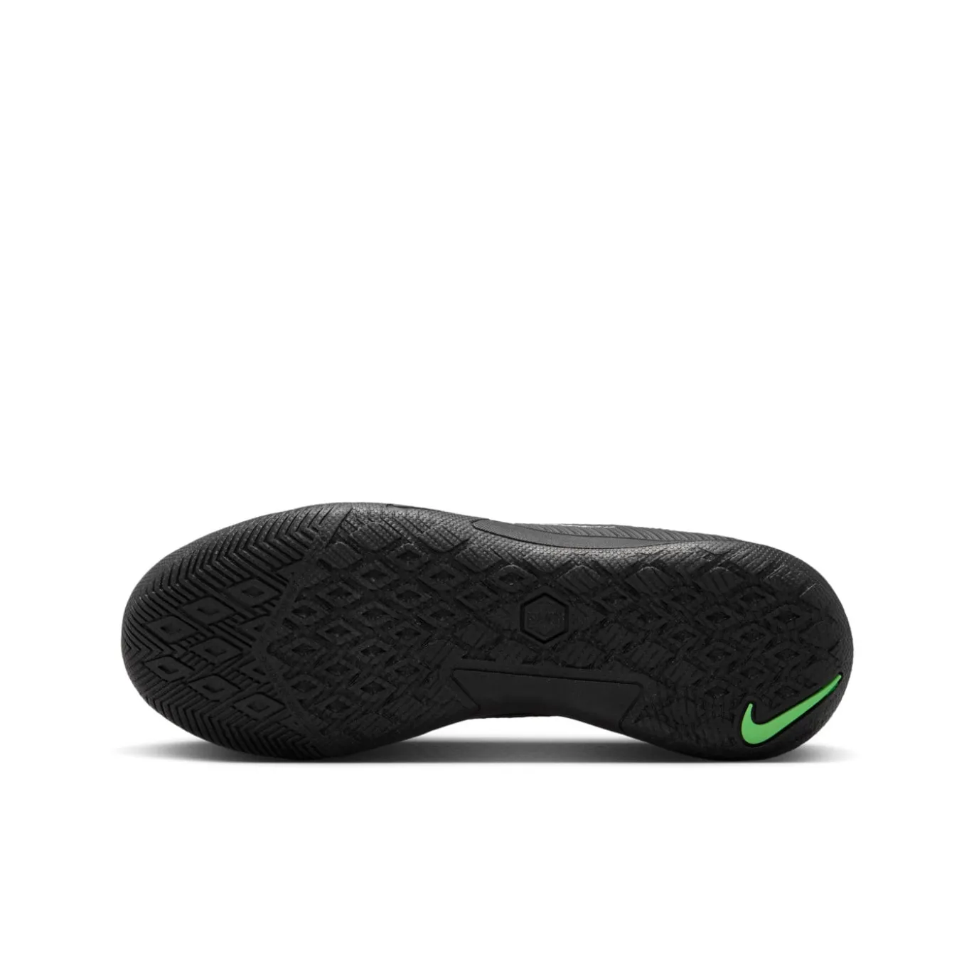 Nike Mercurial Vapor 17 Academy Zaalvoetbalschoenen (IN) Kids Zwart Felgroen Zilvergrijs