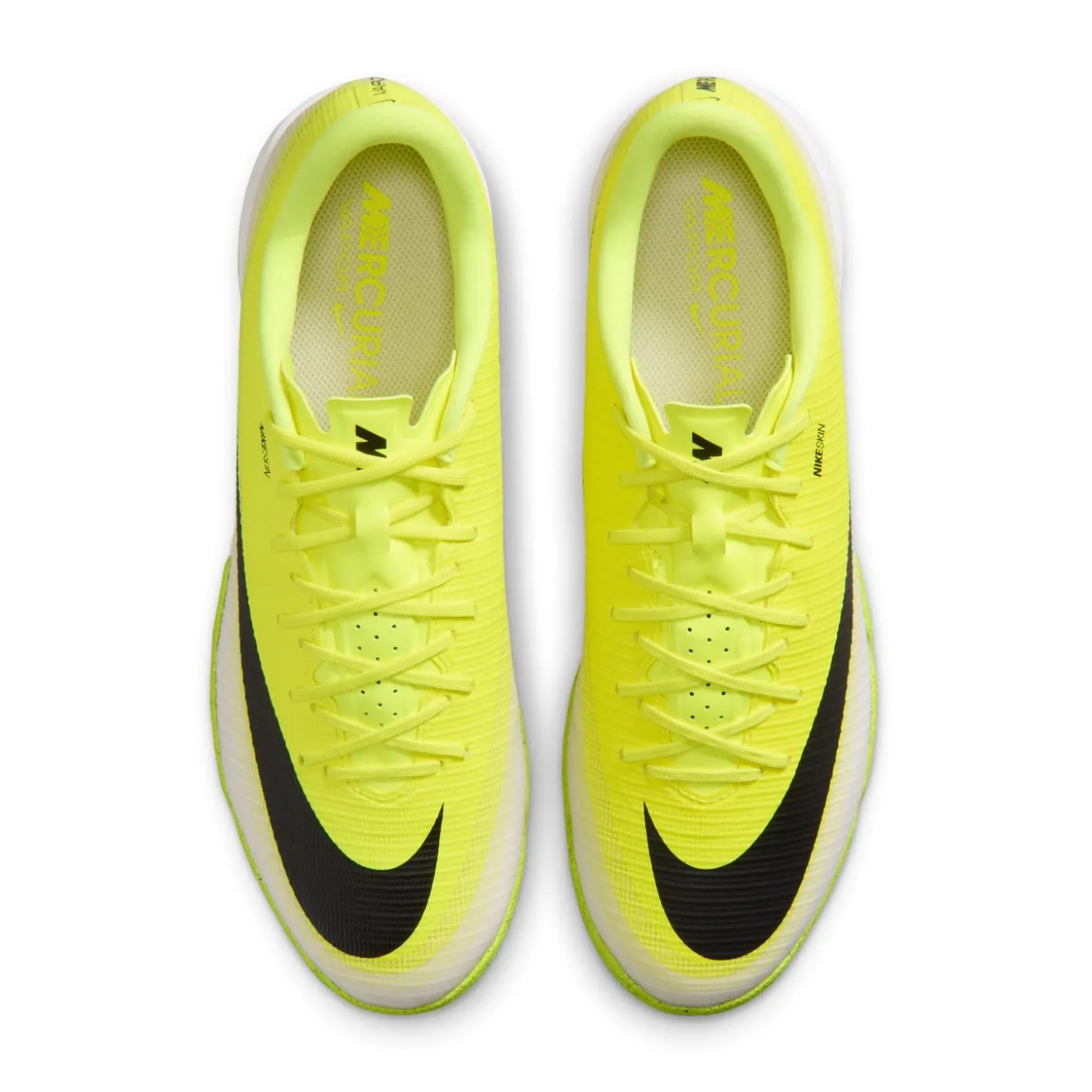 Nike Mercurial Vapor 17 Academy Zaalvoetbalschoenen (IN) Felgeel Wit Zwart Limoen