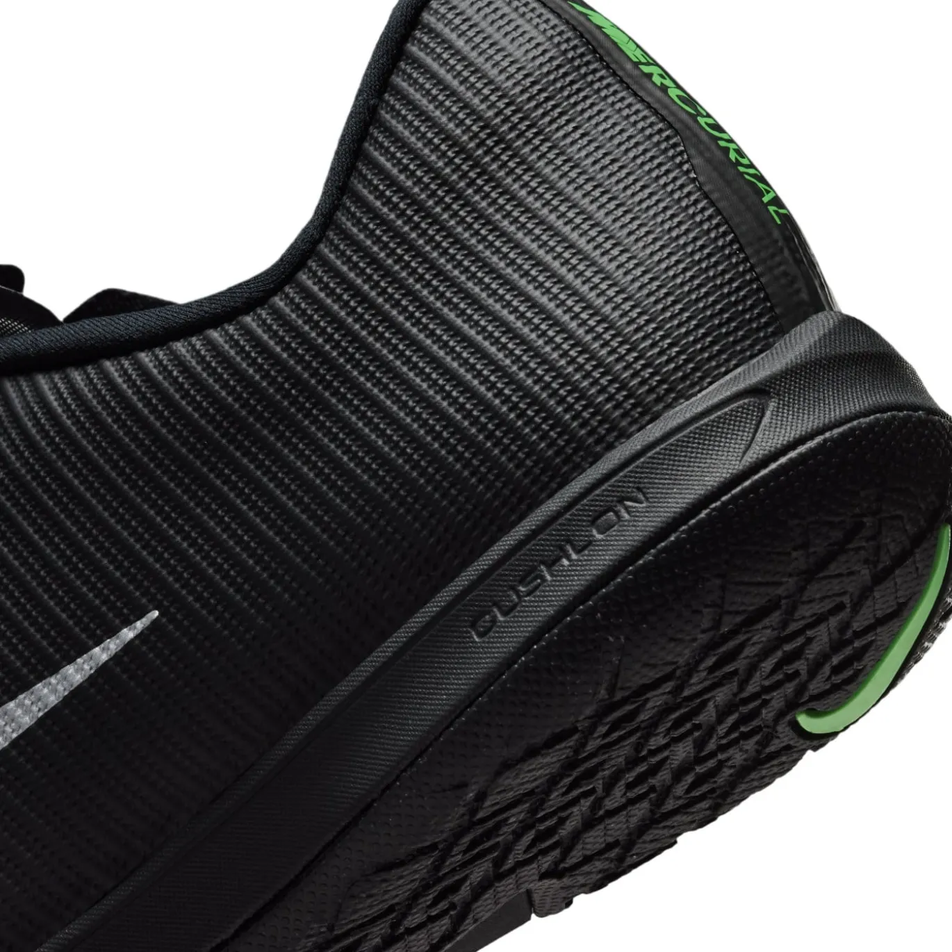 Nike Mercurial Vapor 17 Academy Zaalvoetbalschoenen (IN) Zwart Felgroen Zilvergrijs