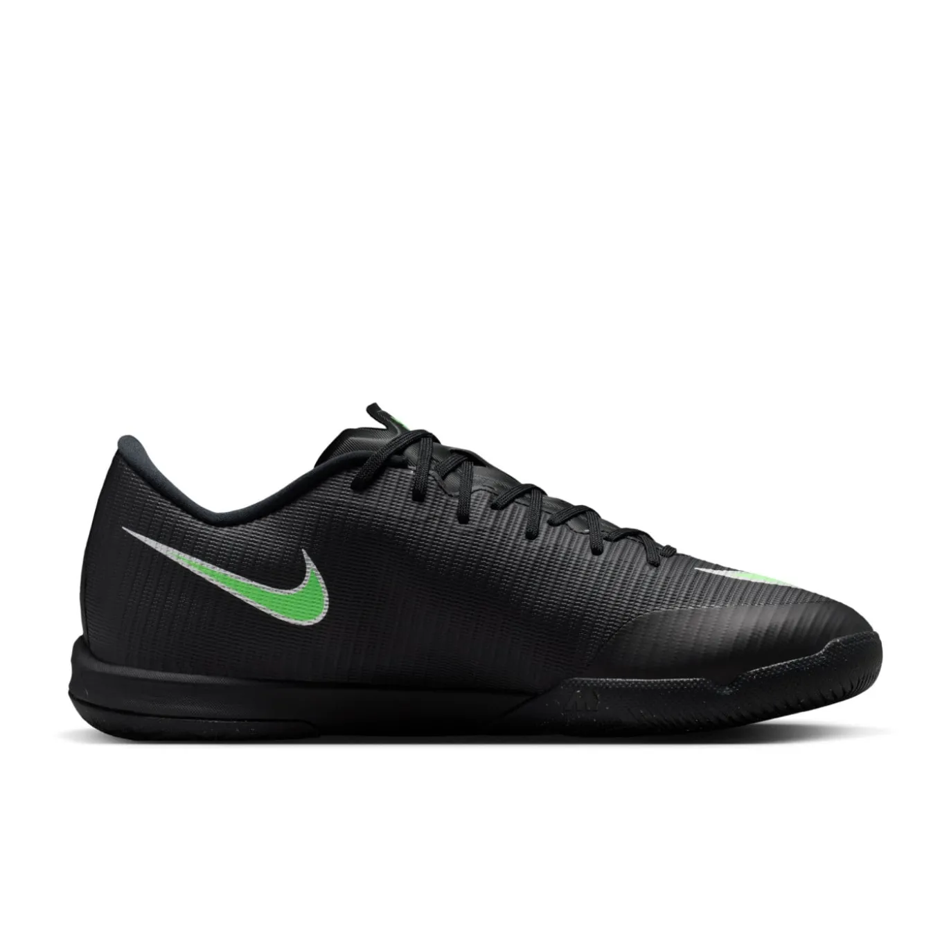 Nike Mercurial Vapor 17 Academy Zaalvoetbalschoenen (IN) Zwart Felgroen Zilvergrijs