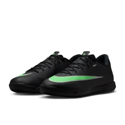 Nike Mercurial Vapor 17 Academy Zaalvoetbalschoenen (IN) Zwart Felgroen Zilvergrijs