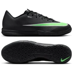 Nike Mercurial Vapor 17 Academy Zaalvoetbalschoenen (IN) Zwart Felgroen Zilvergrijs