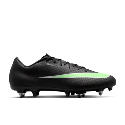 Nike Mercurial Vapor 17 Academy IJzeren-Nop Voetbalschoenen (SG) Anti-Clog Zwart Felgroen Zilvergrijs