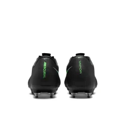 Nike Mercurial Vapor 17 Academy IJzeren-Nop Voetbalschoenen (SG) Anti-Clog Zwart Felgroen Zilvergrijs