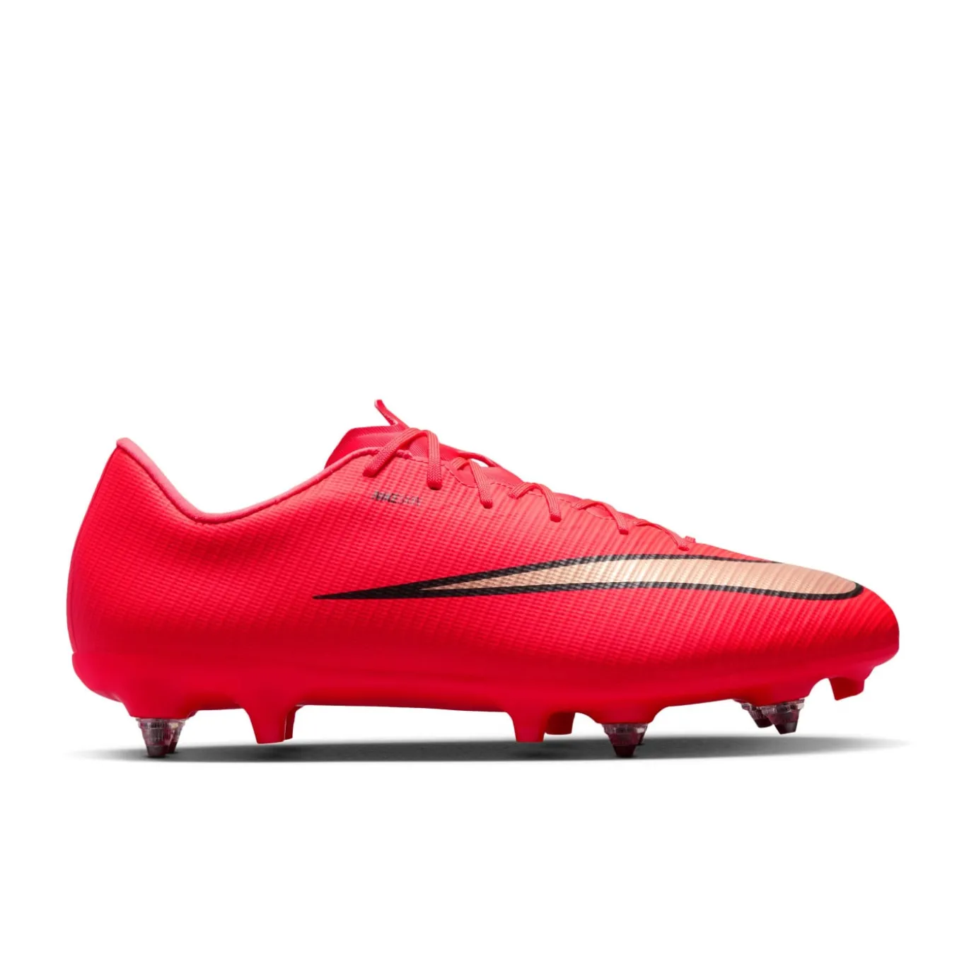 Nike Mercurial Vapor 17 Academy IJzeren-Nop Voetbalschoenen (SG) Anti-Clog Felrood Zwart Goud