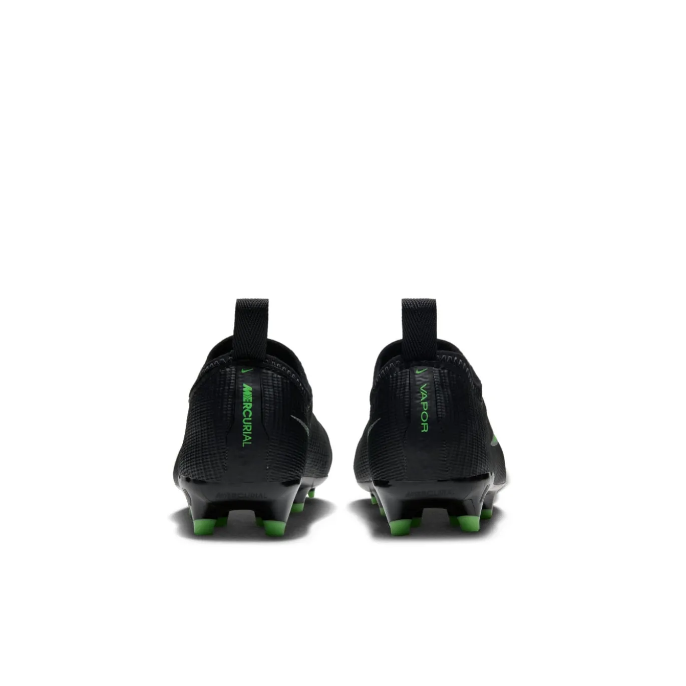 Nike Mercurial Vapor 17 Academy Gras / Kunstgras Voetbalschoenen (MG) Peuters/Kleuters Zwart Felgroen Zilvergrijs