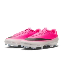 Nike Mercurial Vapor 17 Academy Gras / Kunstgras Voetbalschoenen (MG) Felroze Wit Zwart