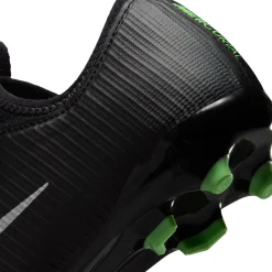Nike Mercurial Vapor 17 Academy Gras / Kunstgras Voetbalschoenen (MG) Kids Zwart Felgroen Zilvergrijs