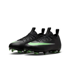 Nike Mercurial Vapor 17 Academy Gras / Kunstgras Voetbalschoenen (MG) Kids Zwart Felgroen Zilvergrijs