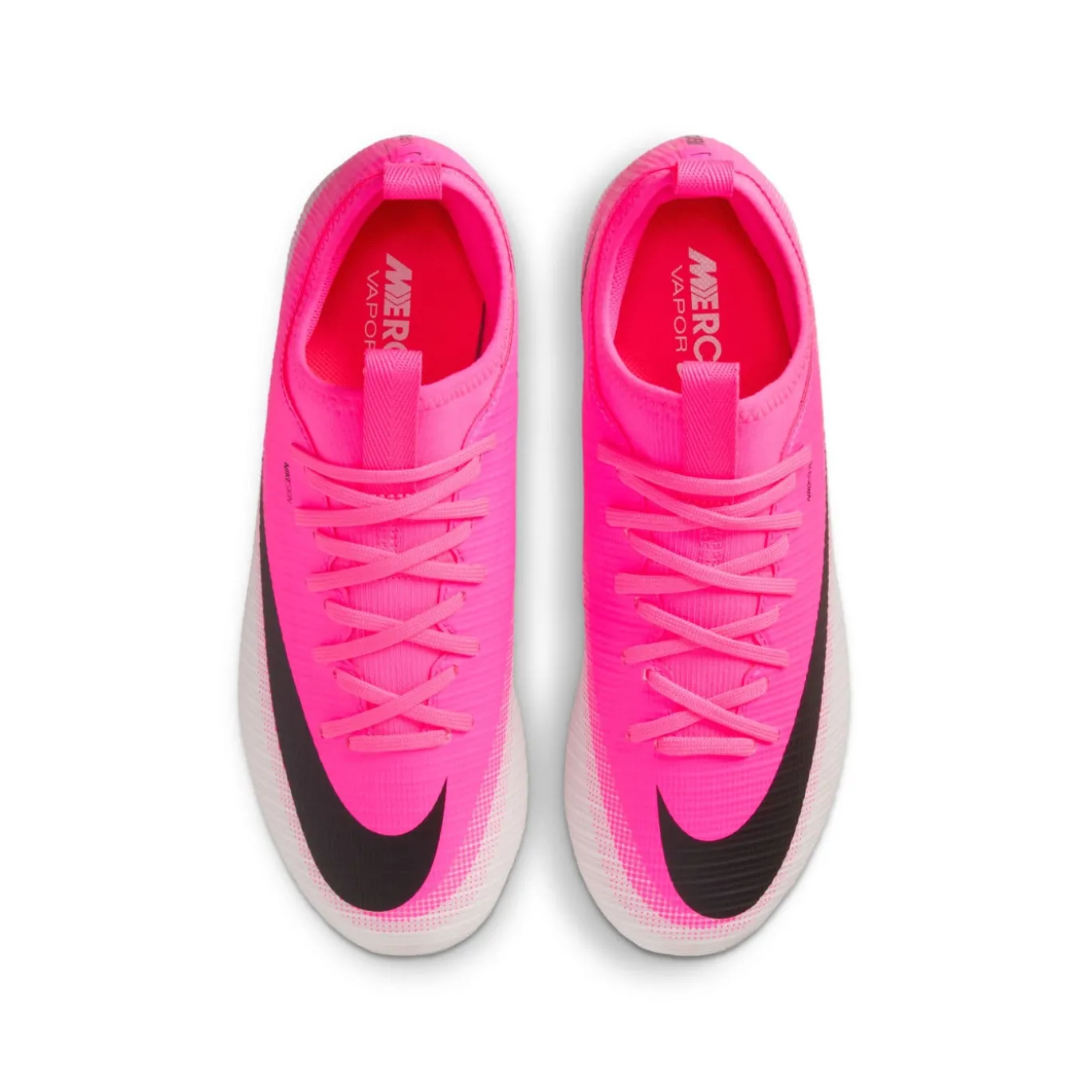 Nike Mercurial Vapor 17 Academy Gras / Kunstgras Voetbalschoenen (MG) Kids Felroze Wit Zwart