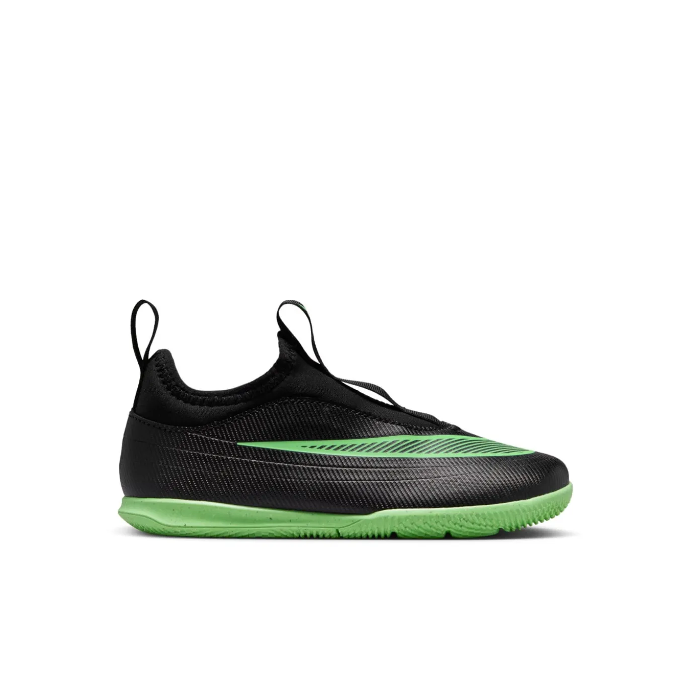 Nike Mercurial Vapor 17 Club Flex Zaalvoetbalschoenen (IN) Kids Zwart Felgroen Zilvergrijs