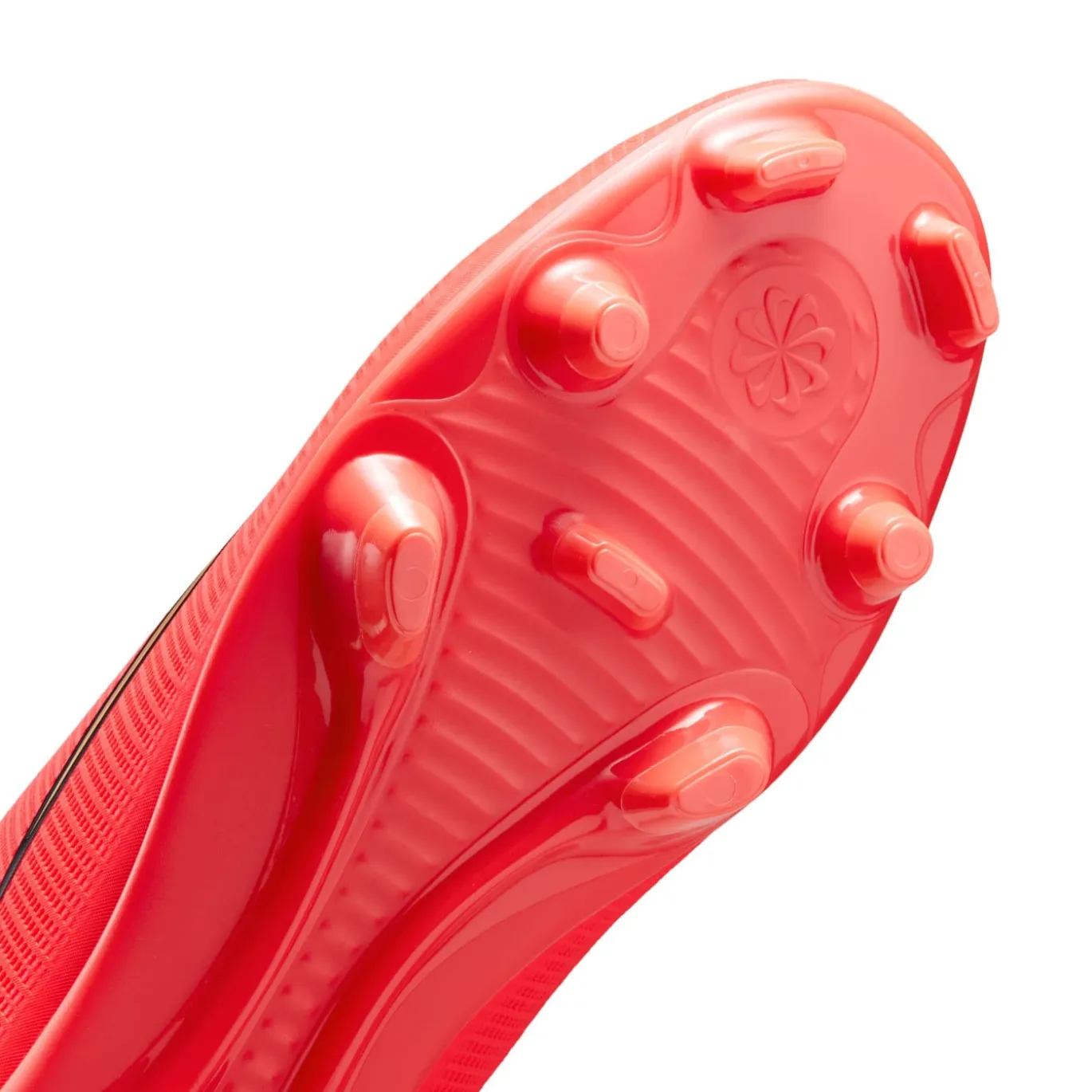 Nike Mercurial Vapor 17 Club Gras / Kunstgras Voetbalschoenen (MG) Felrood Zwart Goud