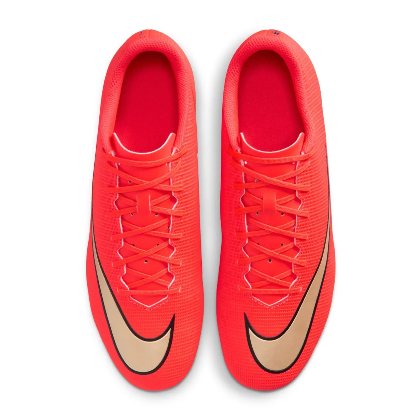 Nike Mercurial Vapor 17 Club Gras / Kunstgras Voetbalschoenen (MG) Felrood Zwart Goud