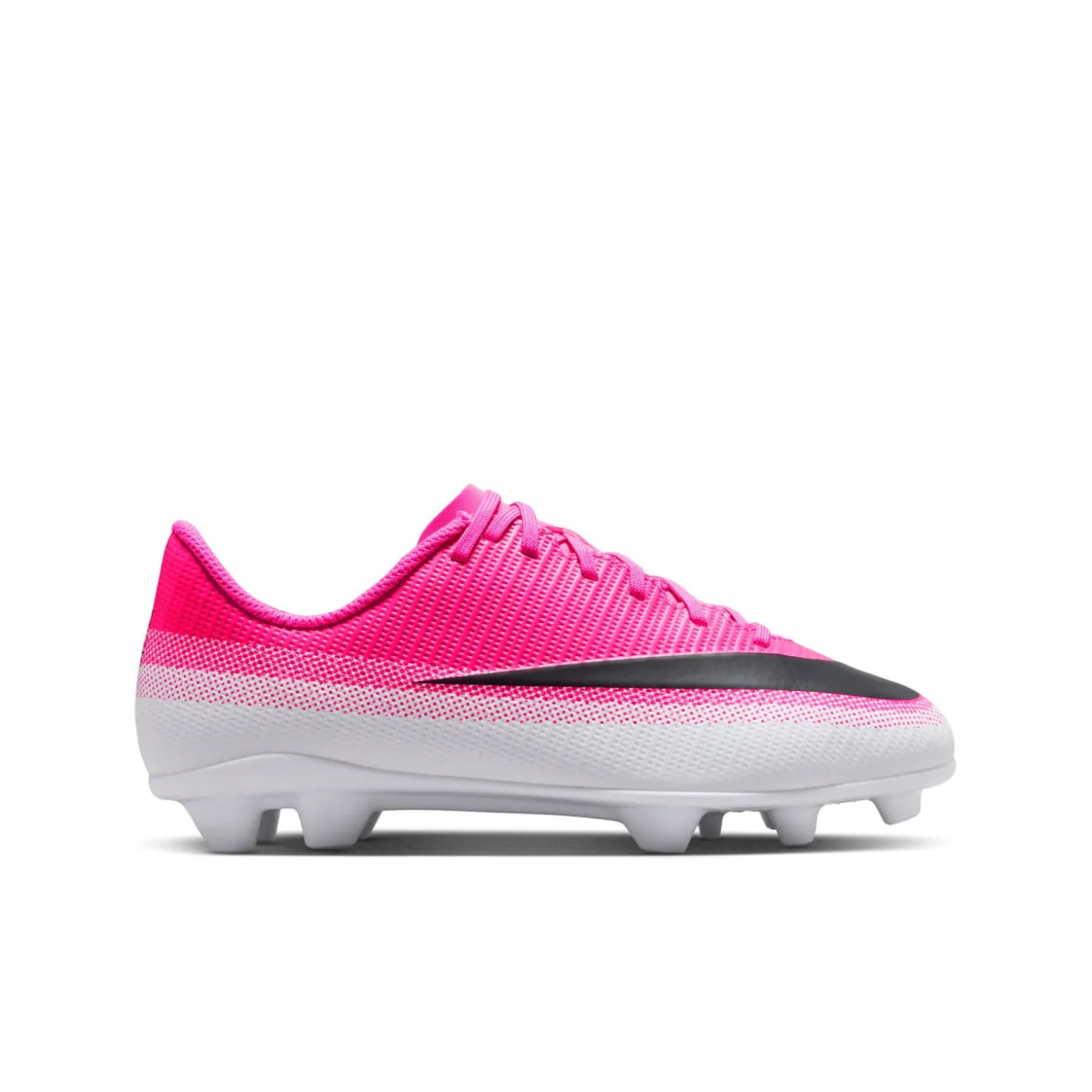 Nike Mercurial Vapor 17 Club Gras / Kunstgras Voetbalschoenen (MG) Kids Felroze Wit Zwart