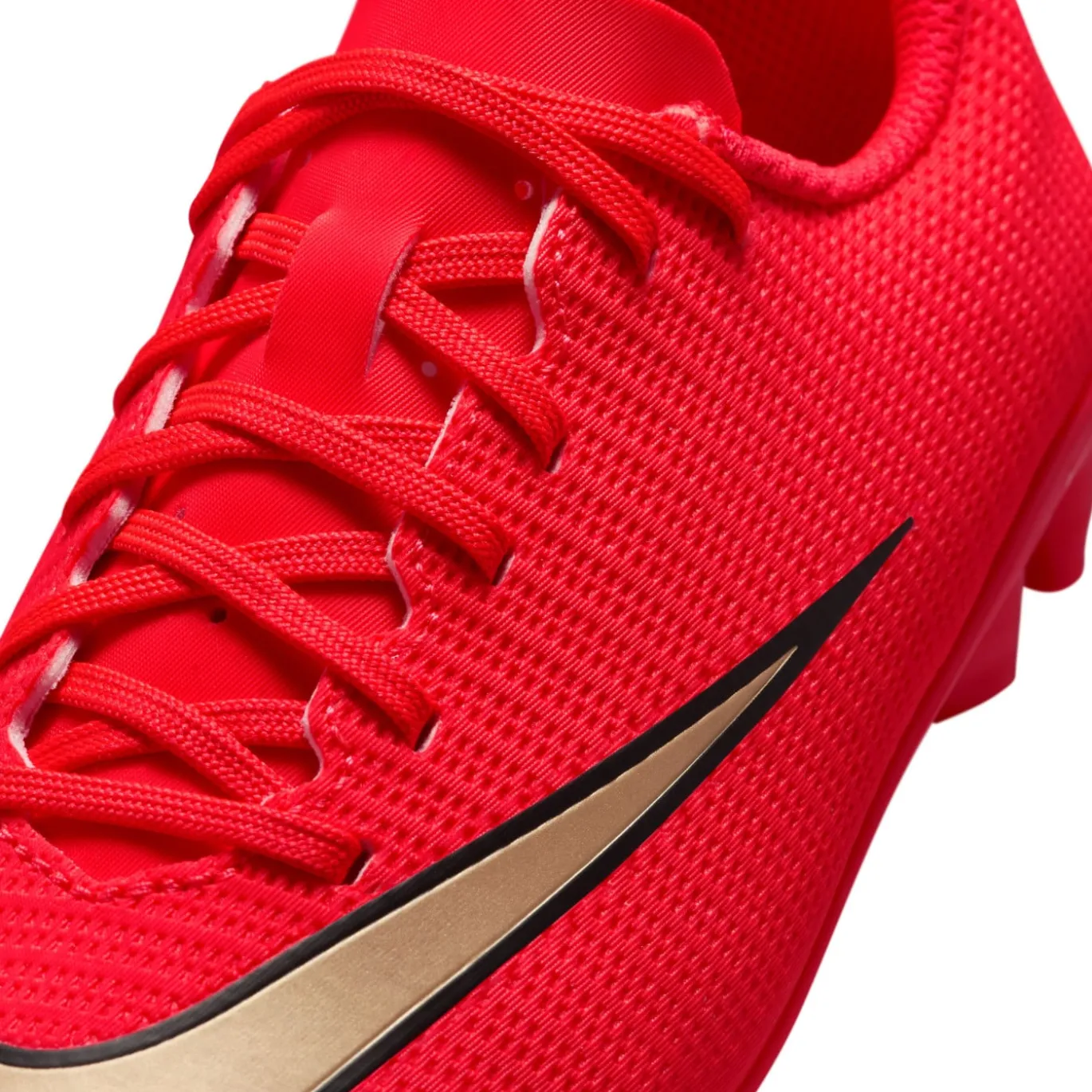 Nike Mercurial Vapor 17 Club Gras / Kunstgras Voetbalschoenen (MG) Peuters/Kleuters Felrood Zwart Goud