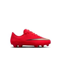 Nike Mercurial Vapor 17 Club Gras / Kunstgras Voetbalschoenen (MG) Peuters/Kleuters Felrood Zwart Goud