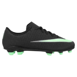 Nike Mercurial Vapor 17 Club Gras / Kunstgras Voetbalschoenen (MG) Peuters/Kleuters Zwart Felgroen Zilvergrijs