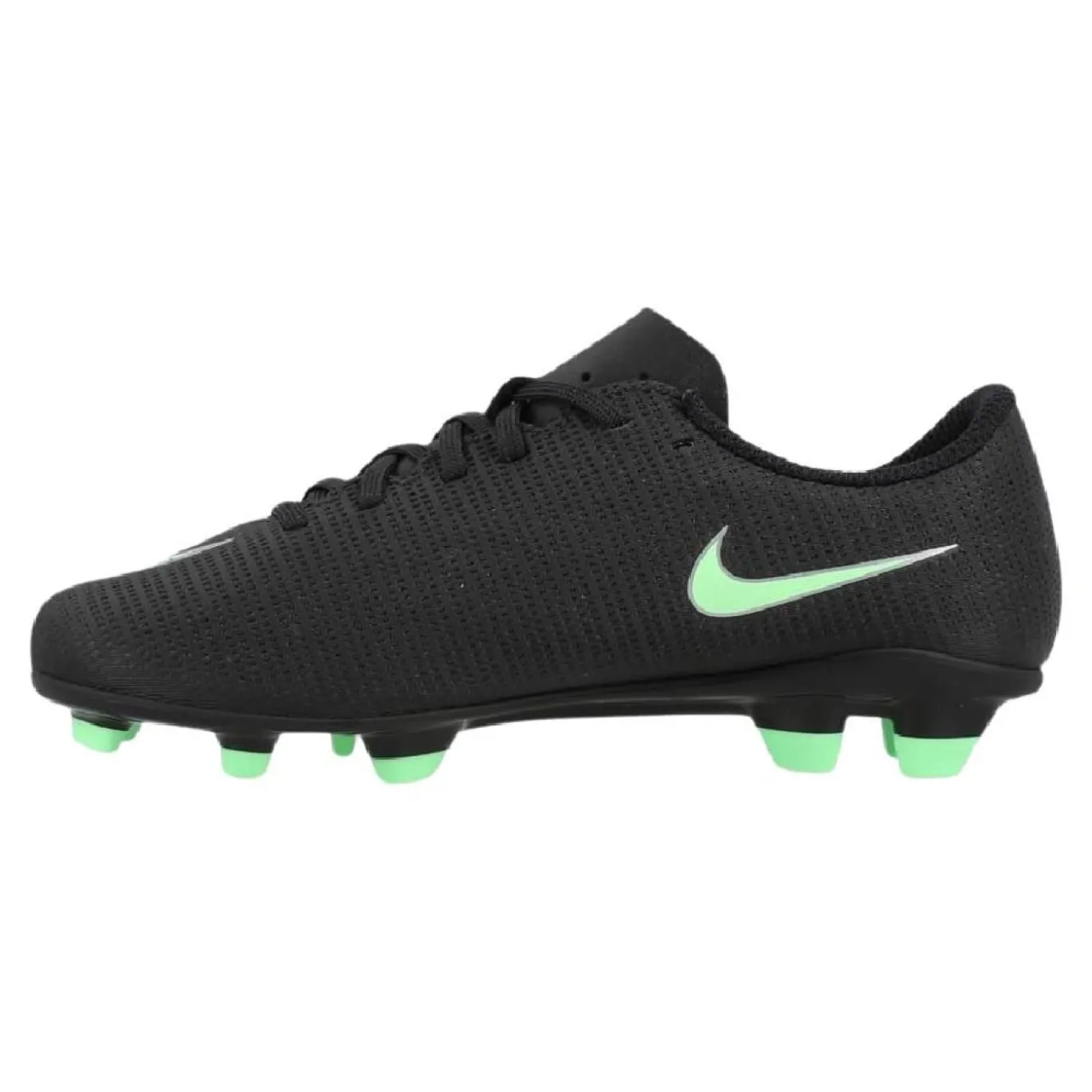Nike Mercurial Vapor 17 Club Gras / Kunstgras Voetbalschoenen (MG) Peuters/Kleuters Zwart Felgroen Zilvergrijs