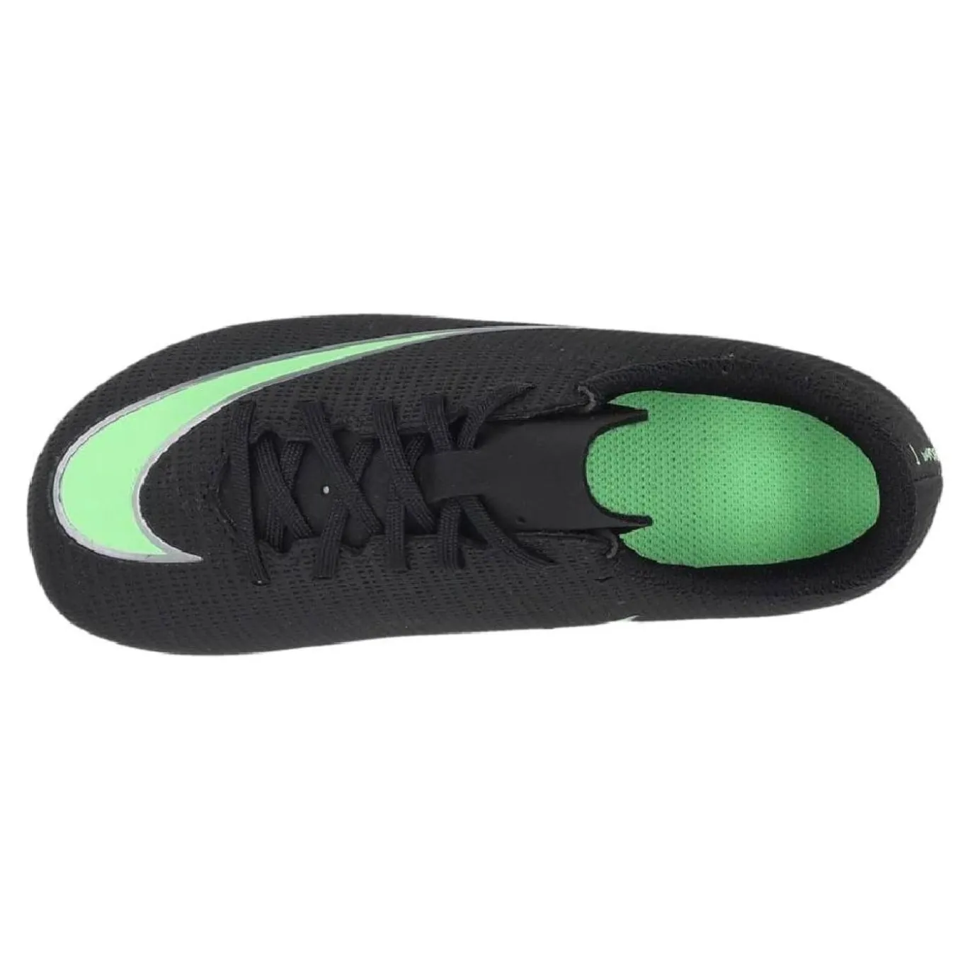 Nike Mercurial Vapor 17 Club Gras / Kunstgras Voetbalschoenen (MG) Peuters/Kleuters Zwart Felgroen Zilvergrijs