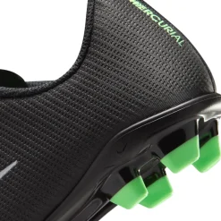 Nike Mercurial Vapor 17 Club Gras / Kunstgras Voetbalschoenen (MG) Kids Zwart Felgroen Zilvergrijs