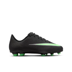 Nike Mercurial Vapor 17 Club Gras / Kunstgras Voetbalschoenen (MG) Kids Zwart Felgroen Zilvergrijs