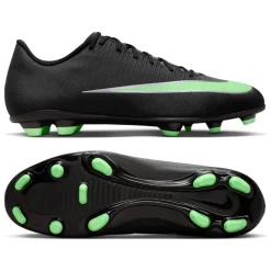 Nike Mercurial Vapor 17 Club Gras / Kunstgras Voetbalschoenen (MG) Zwart Felgroen Zilvergrijs