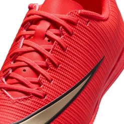 Nike Mercurial Vapor 17 Club Zaalvoetbalschoenen (IN) Kids Felrood Zwart Goud