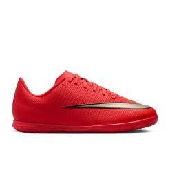 Nike Mercurial Vapor 17 Club Zaalvoetbalschoenen (IN) Kids Felrood Zwart Goud