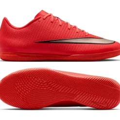 Nike Mercurial Vapor 17 Club Zaalvoetbalschoenen (IN) Felrood Zwart Goud