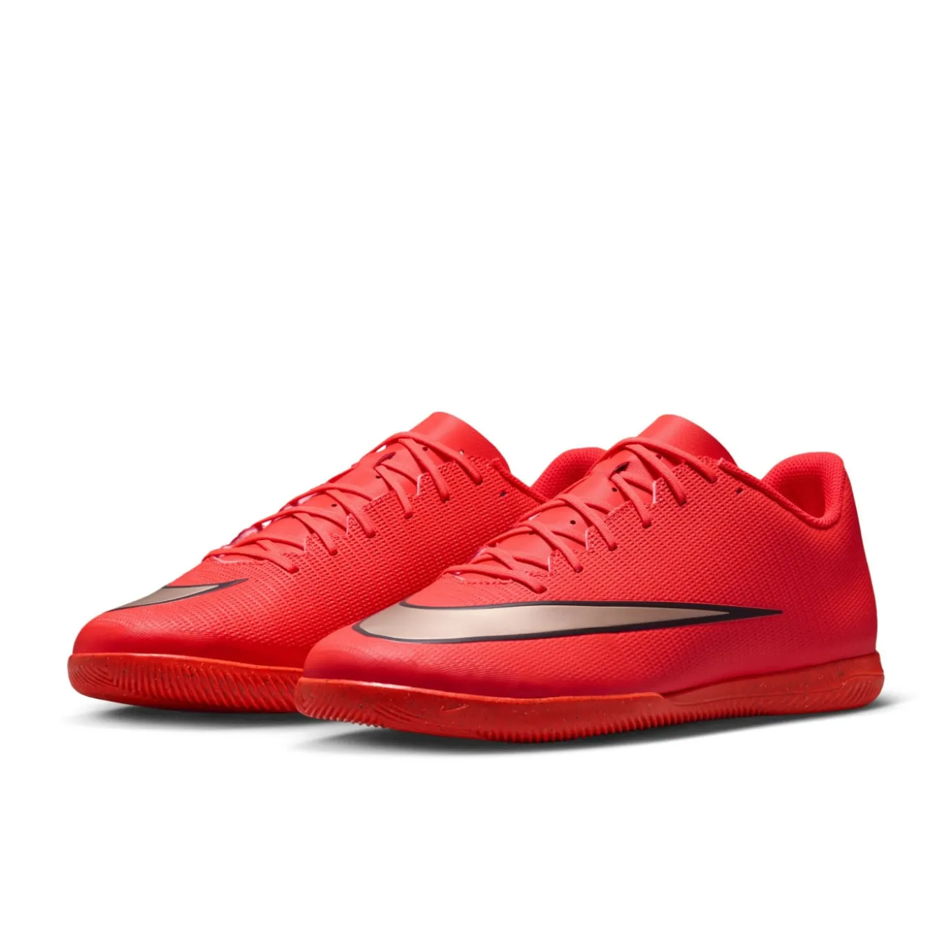 Nike Mercurial Vapor 17 Club Zaalvoetbalschoenen (IN) Felrood Zwart Goud