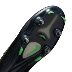 Nike Mercurial Vapor 17 Elite IJzeren-Nop Voetbalschoenen (SG) Zwart Felgroen Zilvergrijs
