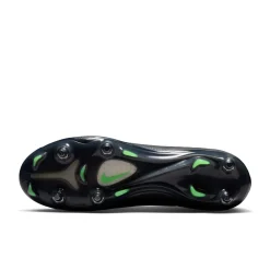 Nike Mercurial Vapor 17 Elite IJzeren-Nop Voetbalschoenen (SG) Zwart Felgroen Zilvergrijs