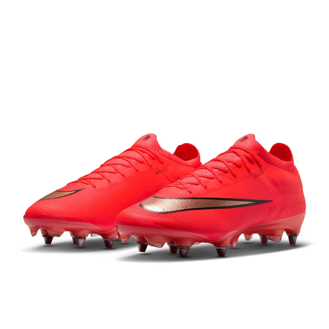 Nike Mercurial Vapor 17 Elite IJzeren-Nop Voetbalschoenen (SG) Felrood Zwart Goud