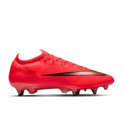 Nike Mercurial Vapor 17 Elite IJzeren-Nop Voetbalschoenen (SG) Felrood Zwart Goud