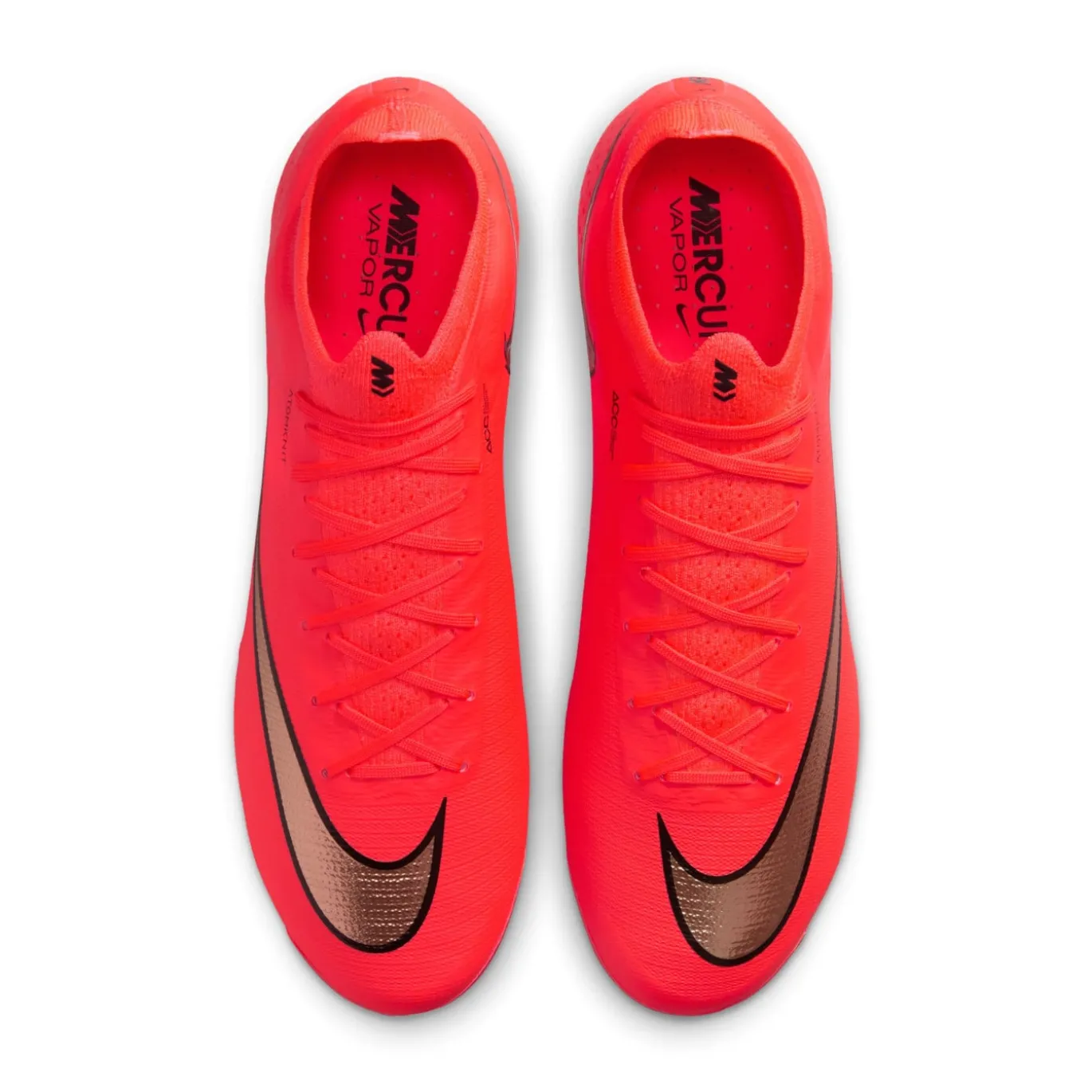 Nike Mercurial Vapor 17 Elite IJzeren-Nop Voetbalschoenen (SG) Felrood Zwart Goud