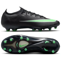 Nike Mercurial Vapor 17 Elite Kunstgras Voetbalschoenen (AG) Zwart Felgroen Zilvergrijs