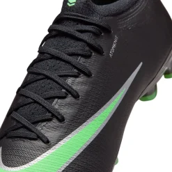 Nike Mercurial Vapor 17 Elite Kunstgras Voetbalschoenen (AG) Zwart Felgroen Zilvergrijs