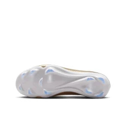 Nike Mercurial Vapor 17 Mbappé Pro Gras Voetbalschoenen (FG) Kids Goud Groen Wit