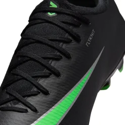 Nike Mercurial Vapor 17 Pro Gras Voetbalschoenen (FG) Zwart Felgroen Zilvergrijs