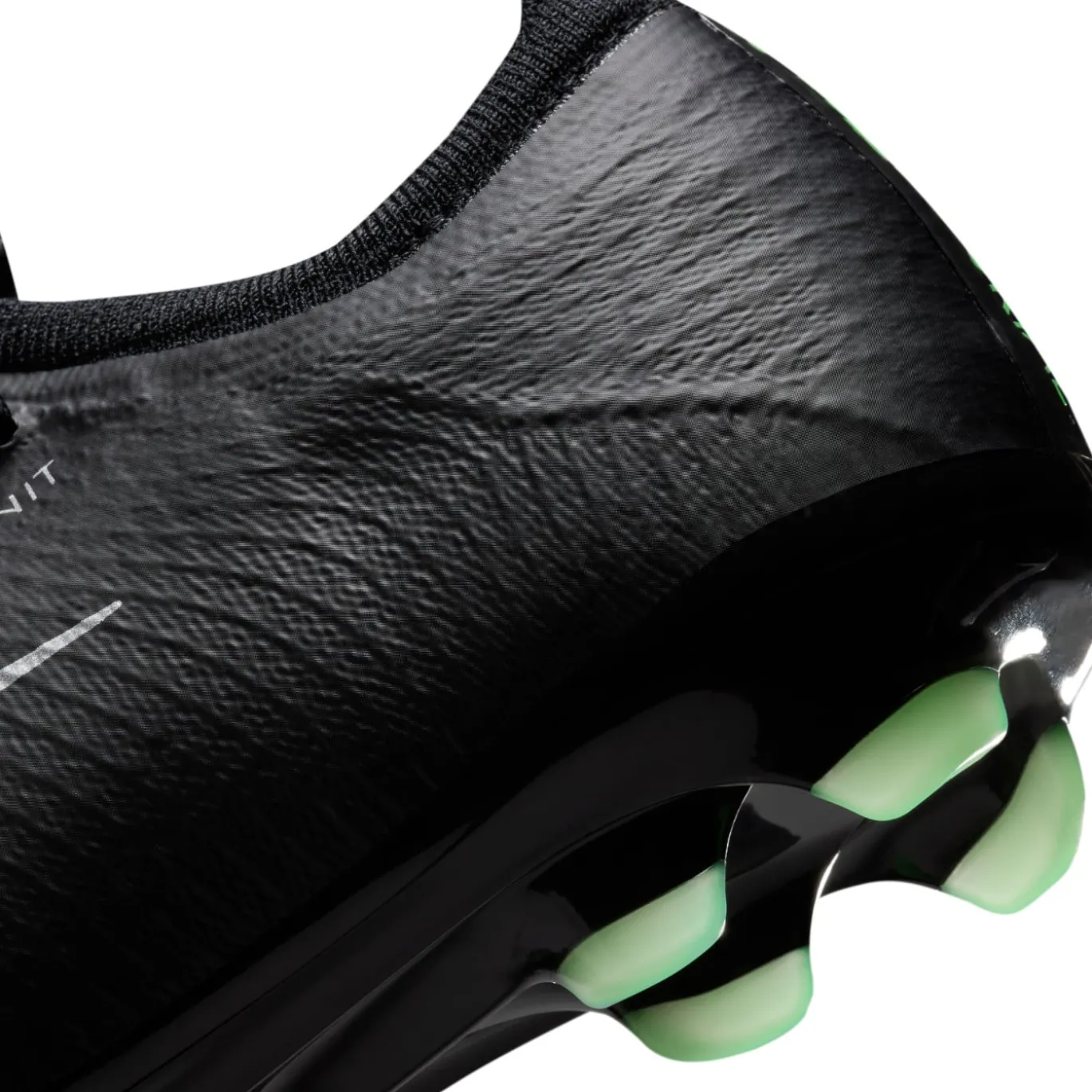 Nike Mercurial Vapor 17 Pro Gras Voetbalschoenen (FG) Kids Zwart Felgroen Zilvergrijs