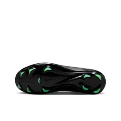 Nike Mercurial Vapor 17 Pro Gras Voetbalschoenen (FG) Kids Zwart Felgroen Zilvergrijs
